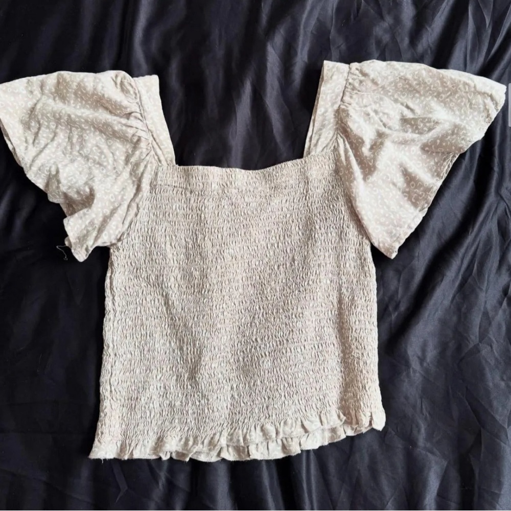 Cheetah Scrunch Top